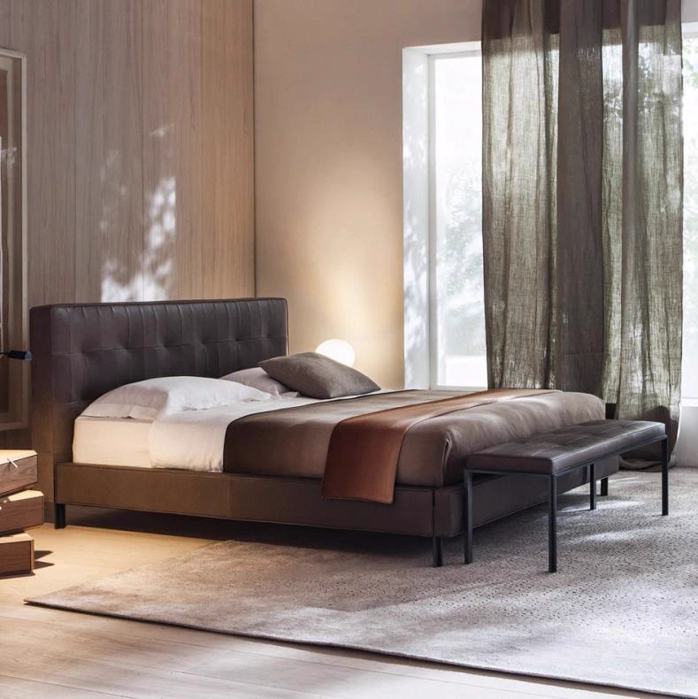 Кровать Anton — Molteni & C, кожа