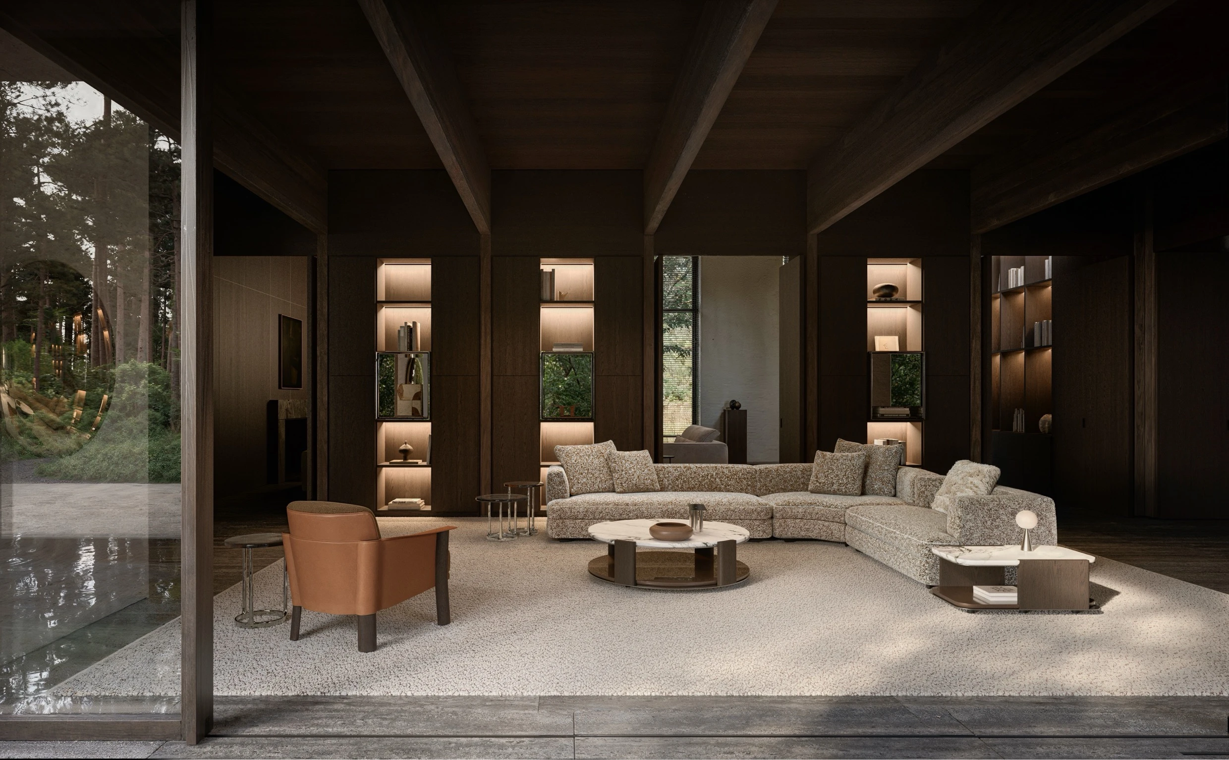 Кресло Armand — Molteni & C, кожа, фото 5