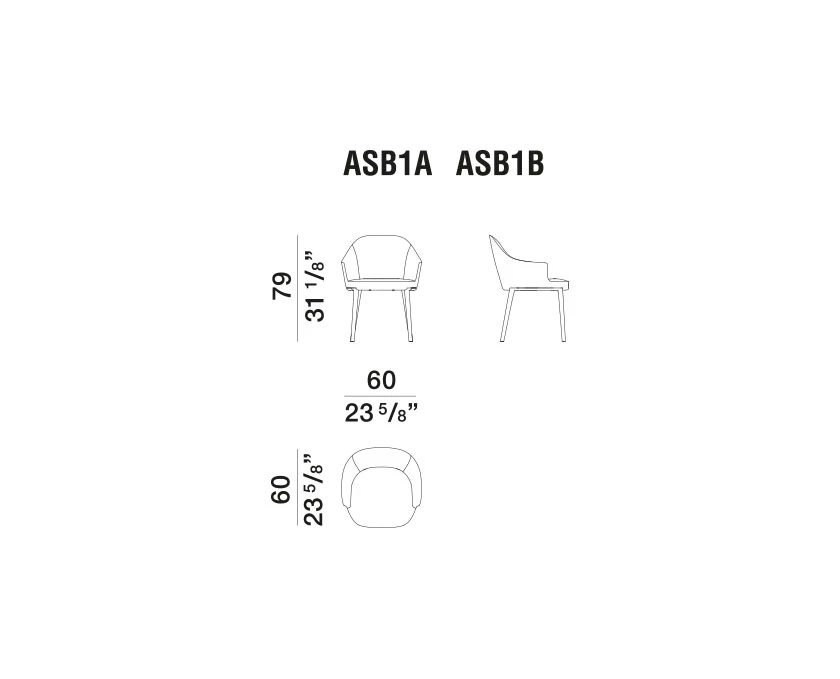 Стул Atelia — Molteni & C, кожа, фото 6