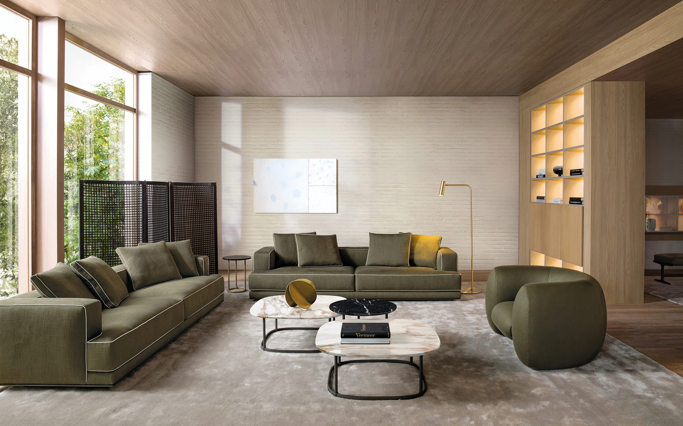 Диван Augusto — Molteni & C, кожа, фото 2