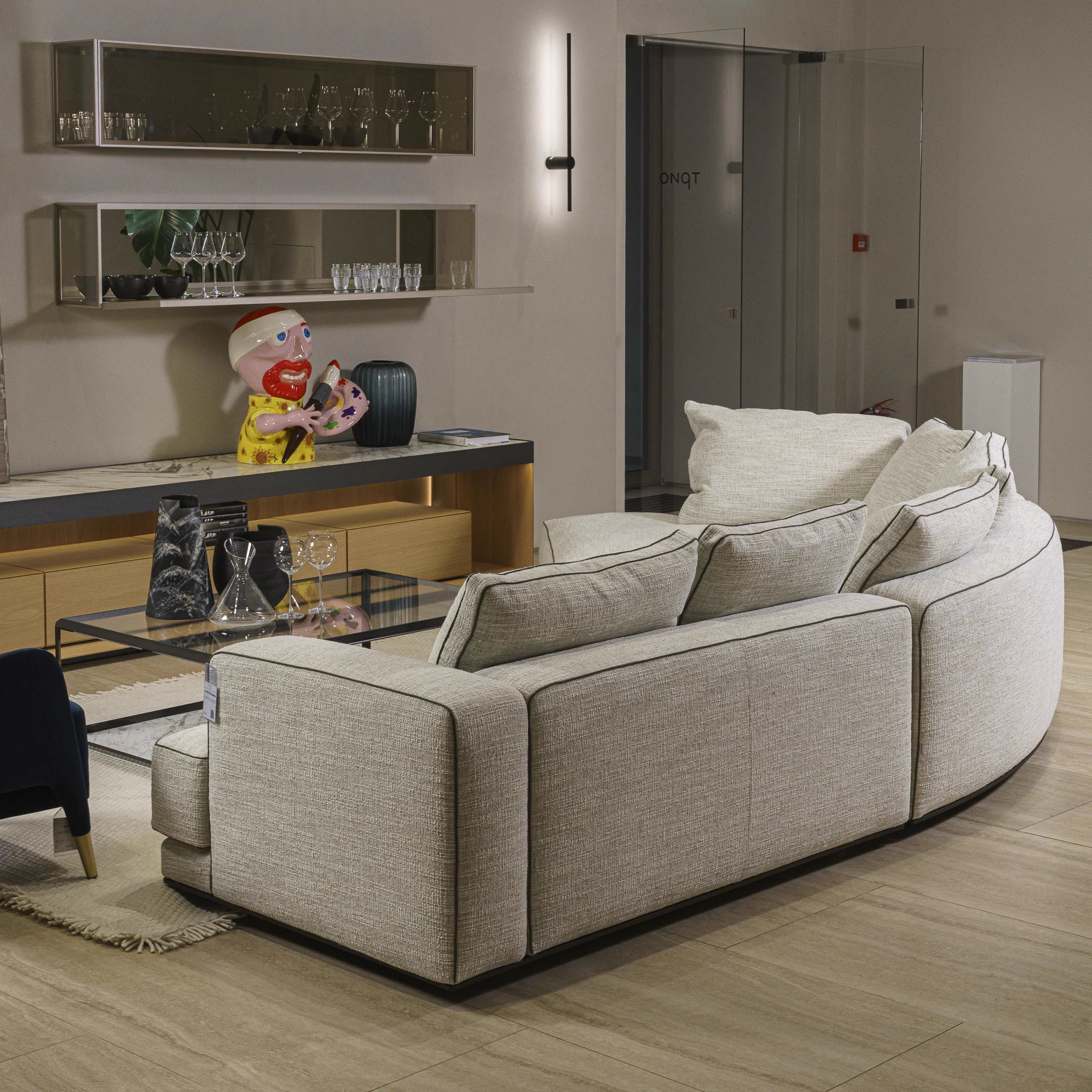 Композиция дивана Augusto — Molteni & C, кожа, фото 3