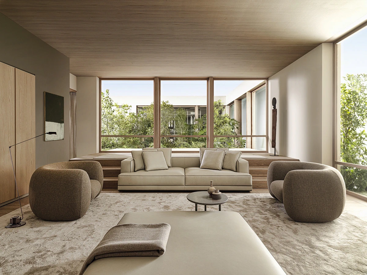 Диван Augusto — Molteni & C, кожа, фото 5