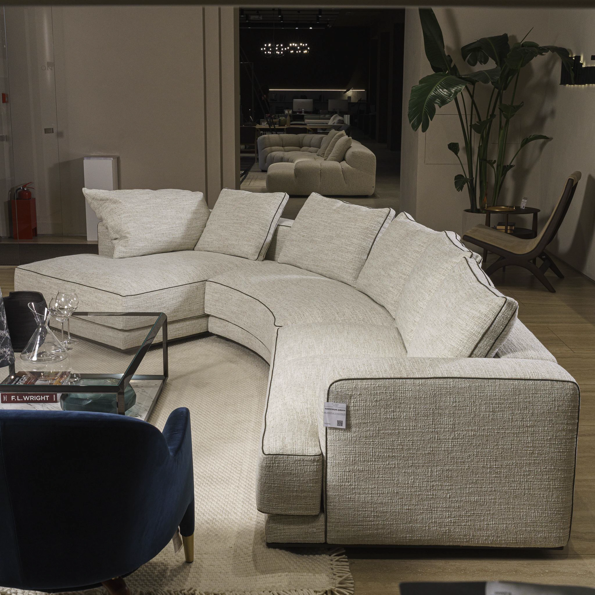 Современный дизайн Композиция дивана Augusto — Molteni & C, кожа