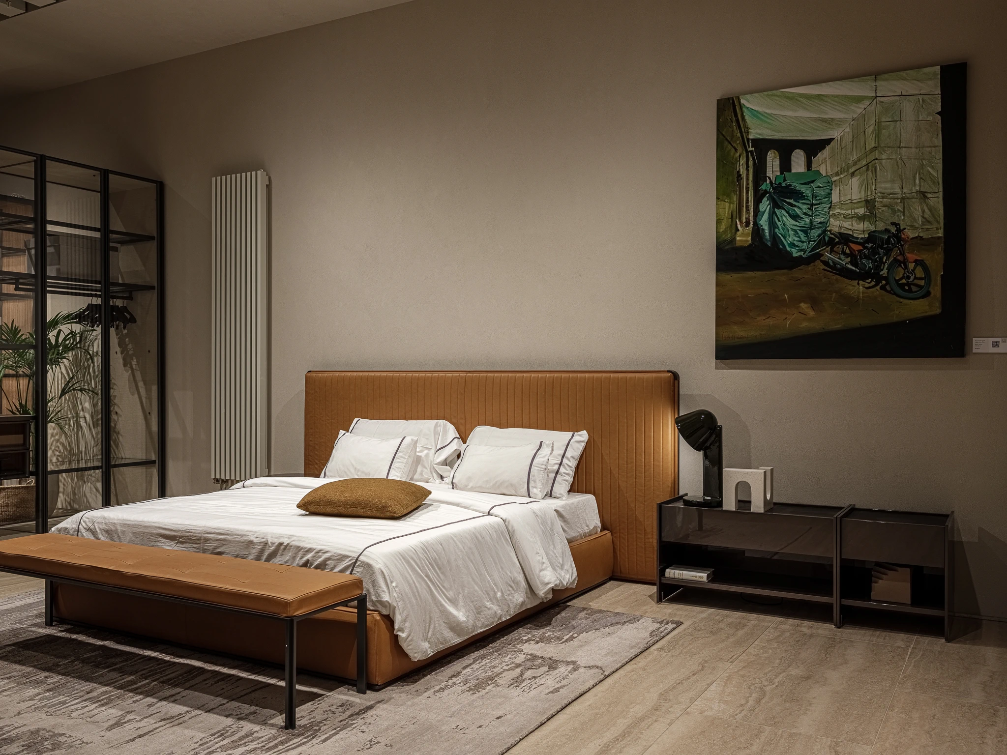 Прикроватная тумбочка Casper CCN1/CCN2 Glossy Cop — Molteni & C, дерево, фото 3