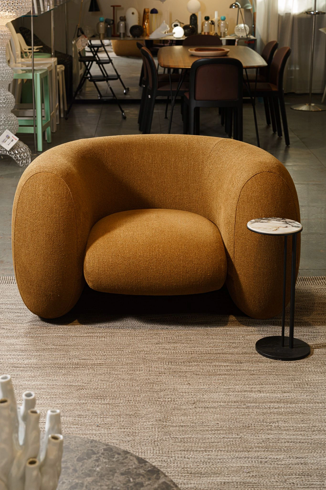 Кресло Cinnamon — Molteni & C, ткань, фото 2