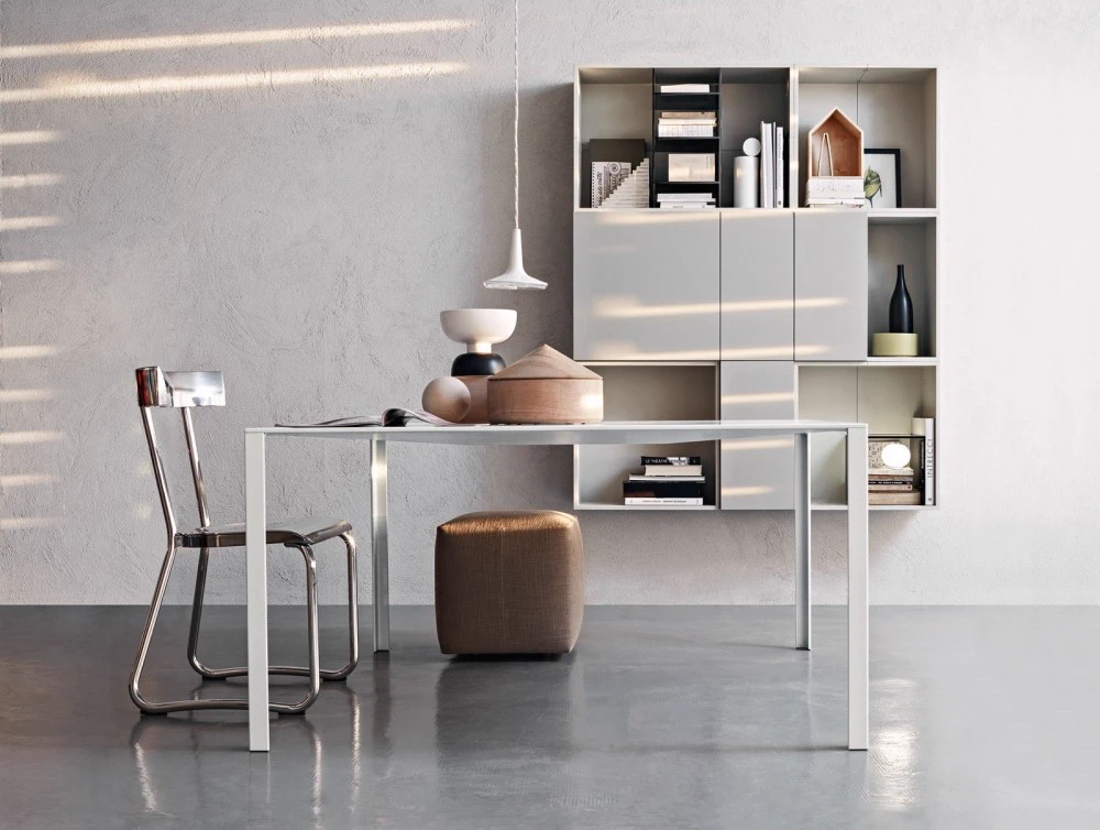 Каркас и наполнение: металл. Современный дизайн Стул D.235.1 — Molteni & C, кожа, фото 6