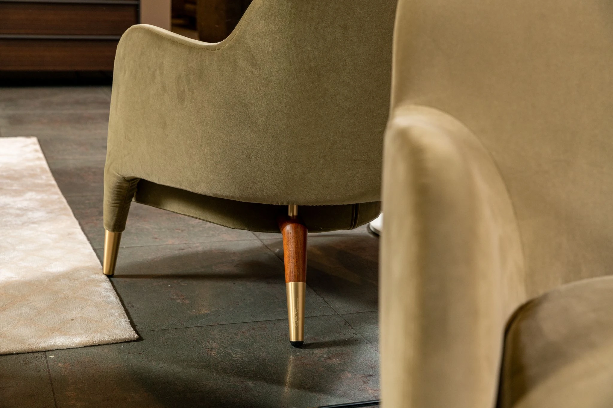 Кресло Gio Ponti — Molteni & C, текстиль, фото 5