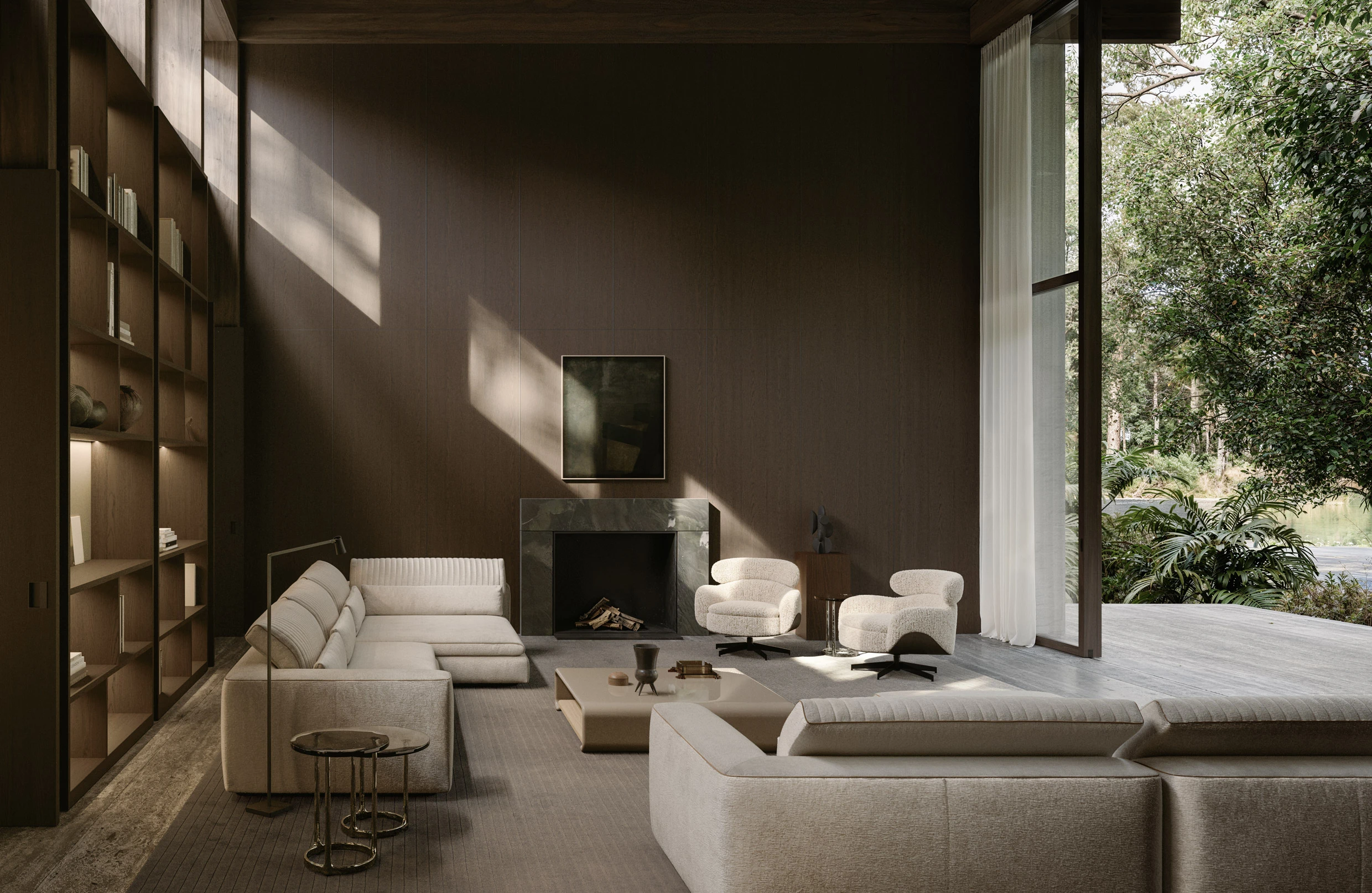 Кресло Leonard — Molteni & C, кожа, фото 2