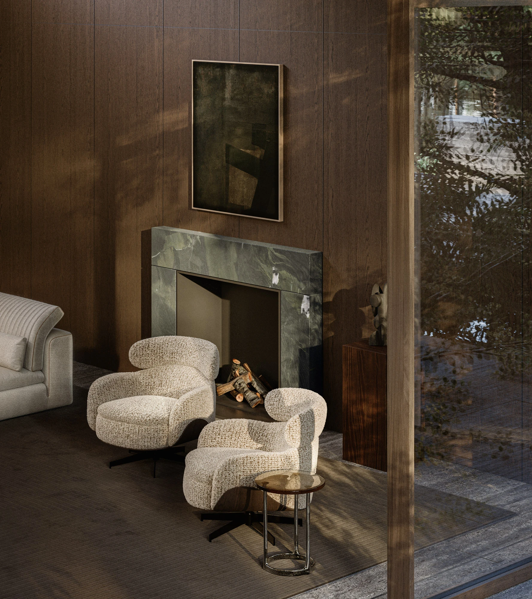 Кресло Leonard — Molteni & C, кожа, фото 3