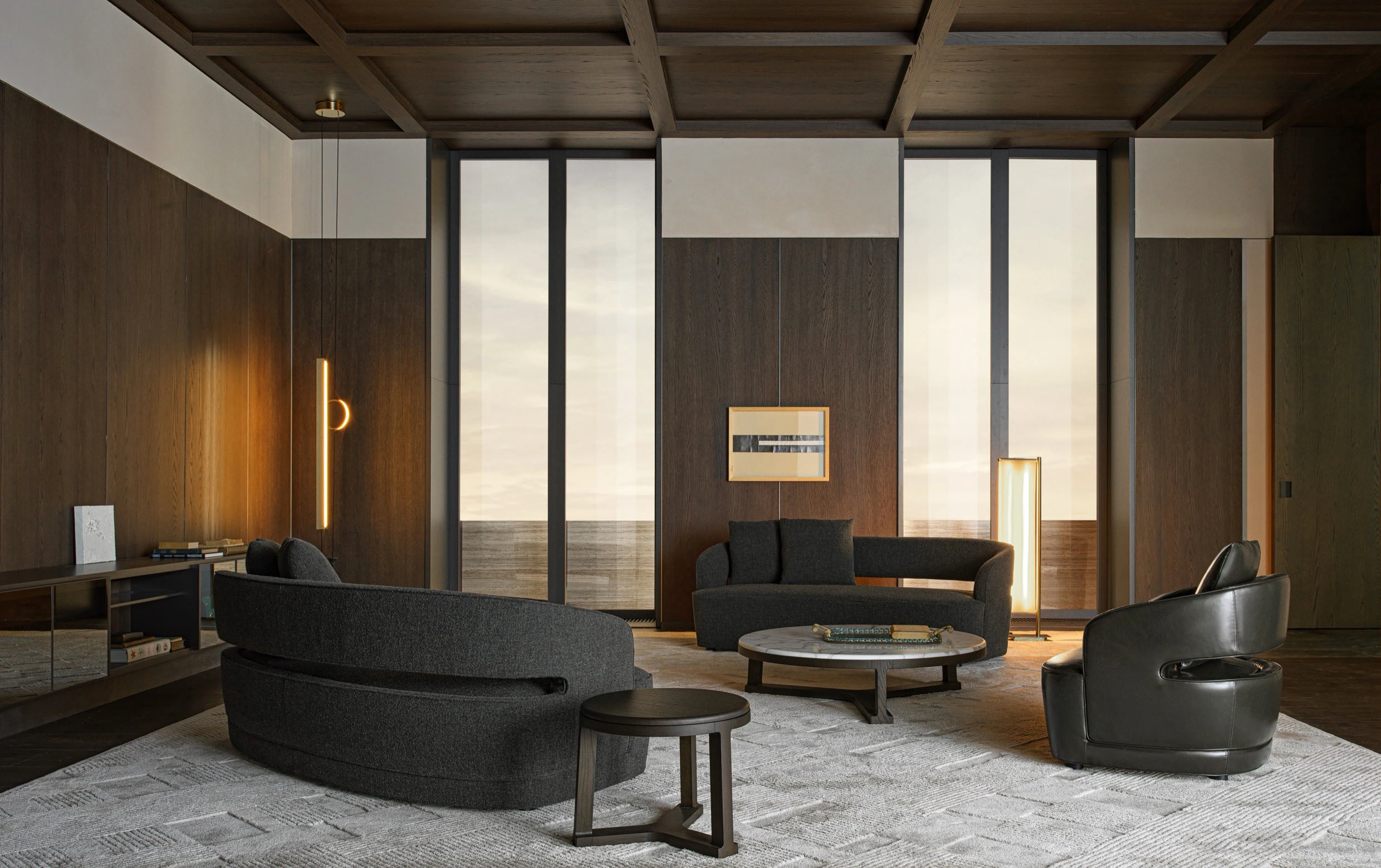 Диван Lucio — Molteni & C, кожа, фото 2