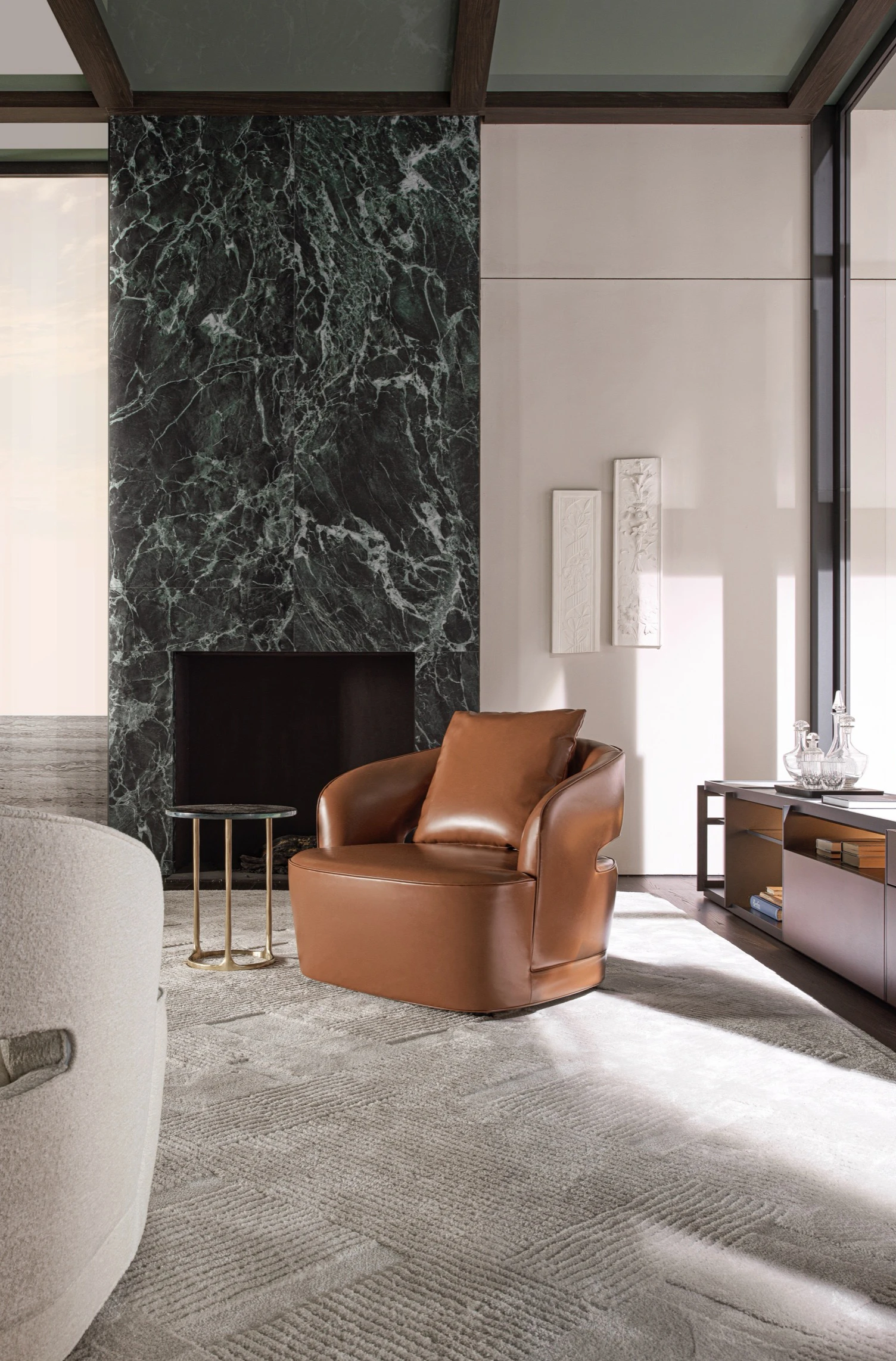 Кресло Lucio — Molteni & C, кожа, фото 2