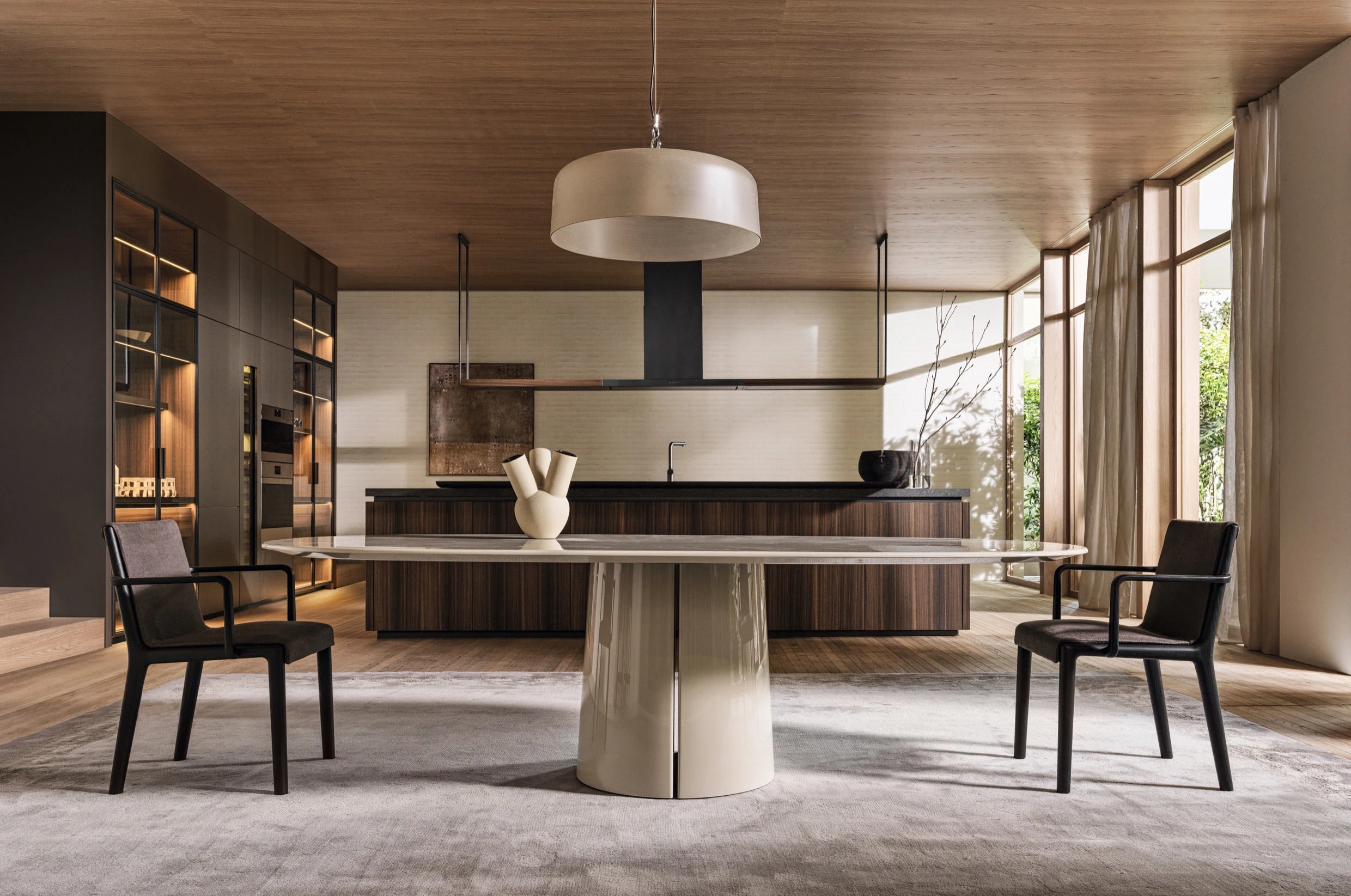 Стол Mateo h74 — Molteni & C, мрамор, фото 3