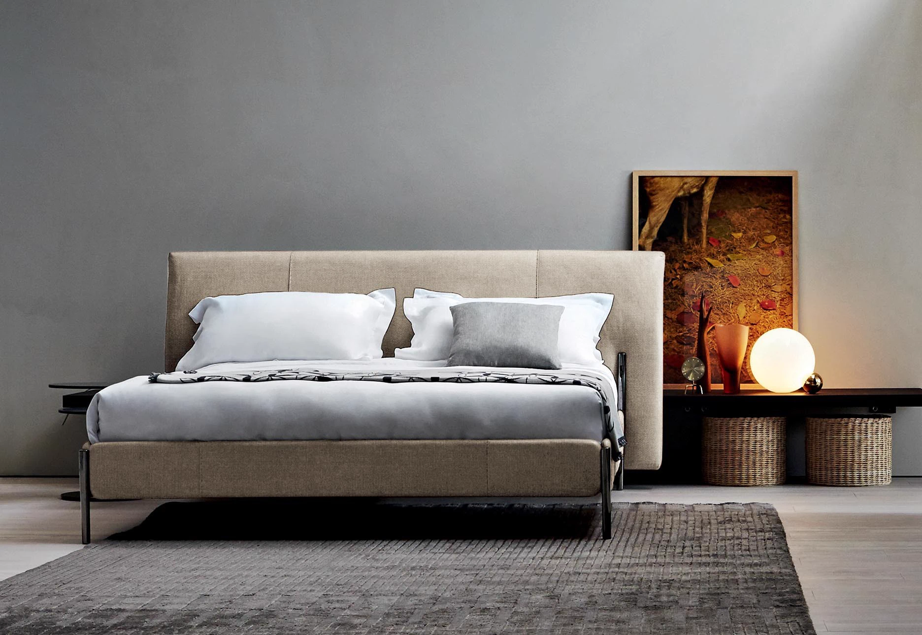 Кожаная кровать Nick — Molteni & C, кожа, фото 2