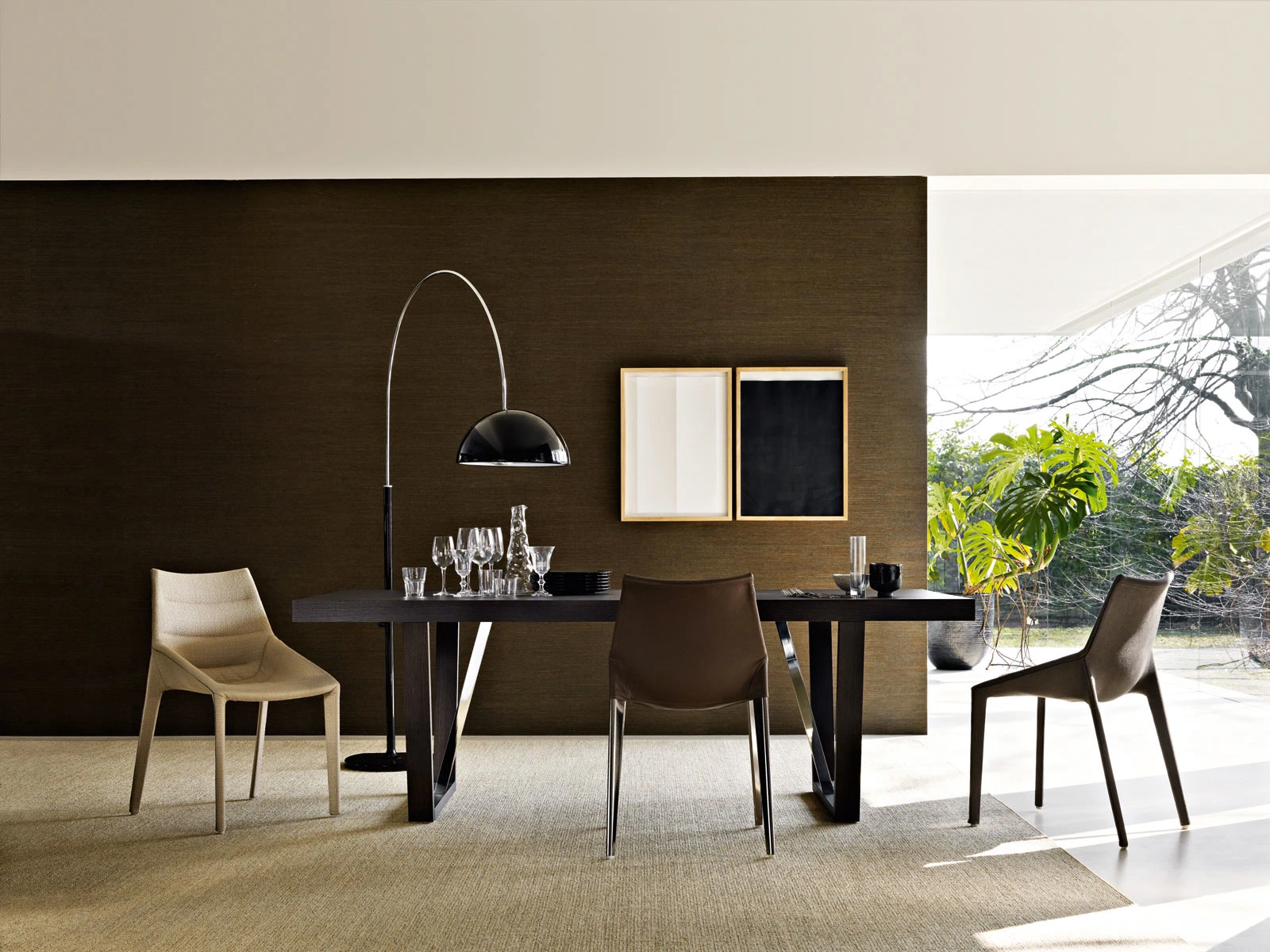 Стул Outline — Molteni & C, кожа, фото 2