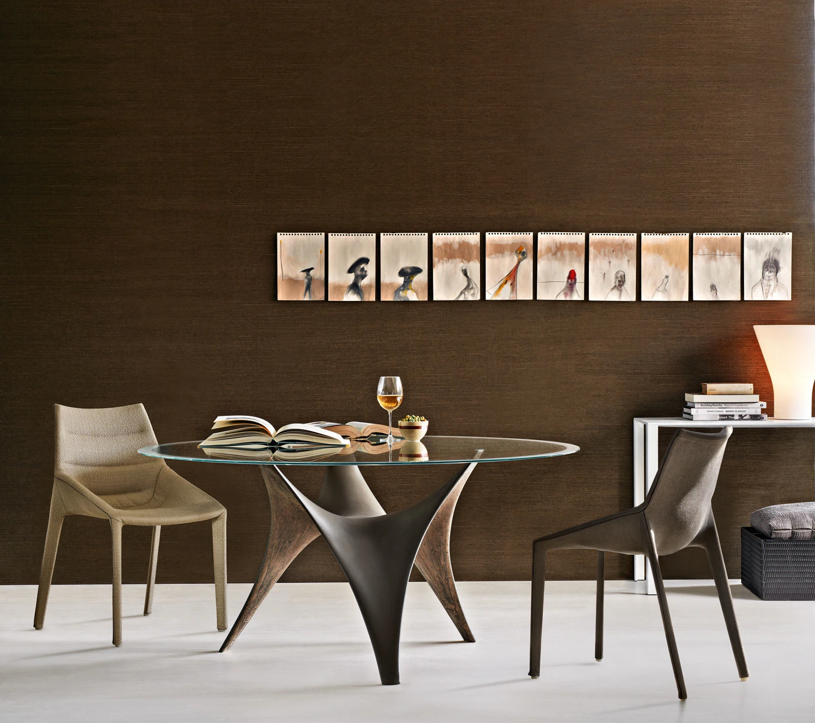 Стул Outline — Molteni & C, кожа, фото 3