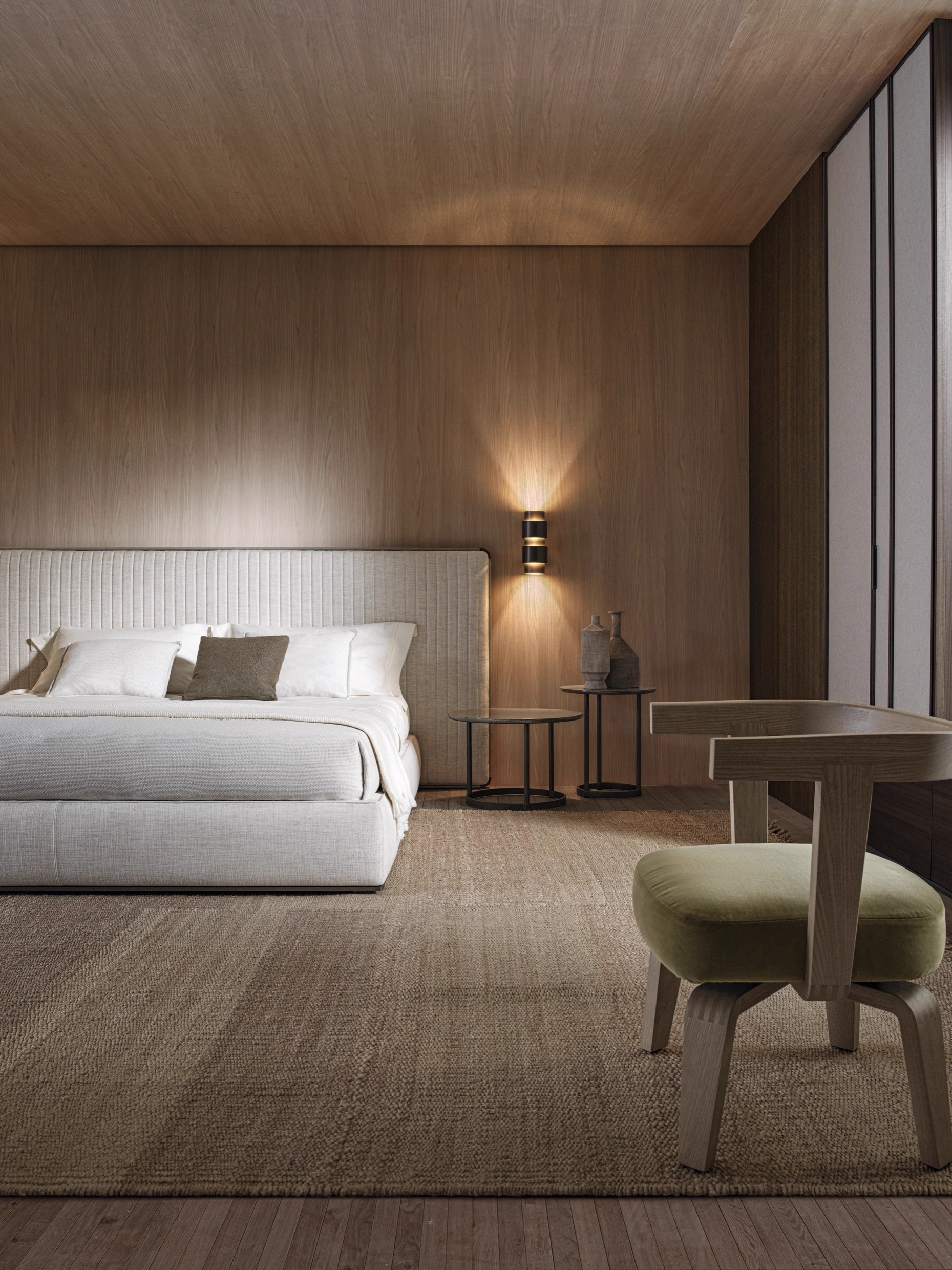 Кровать Ovidio Colo — Molteni & C, кожа, фото 3