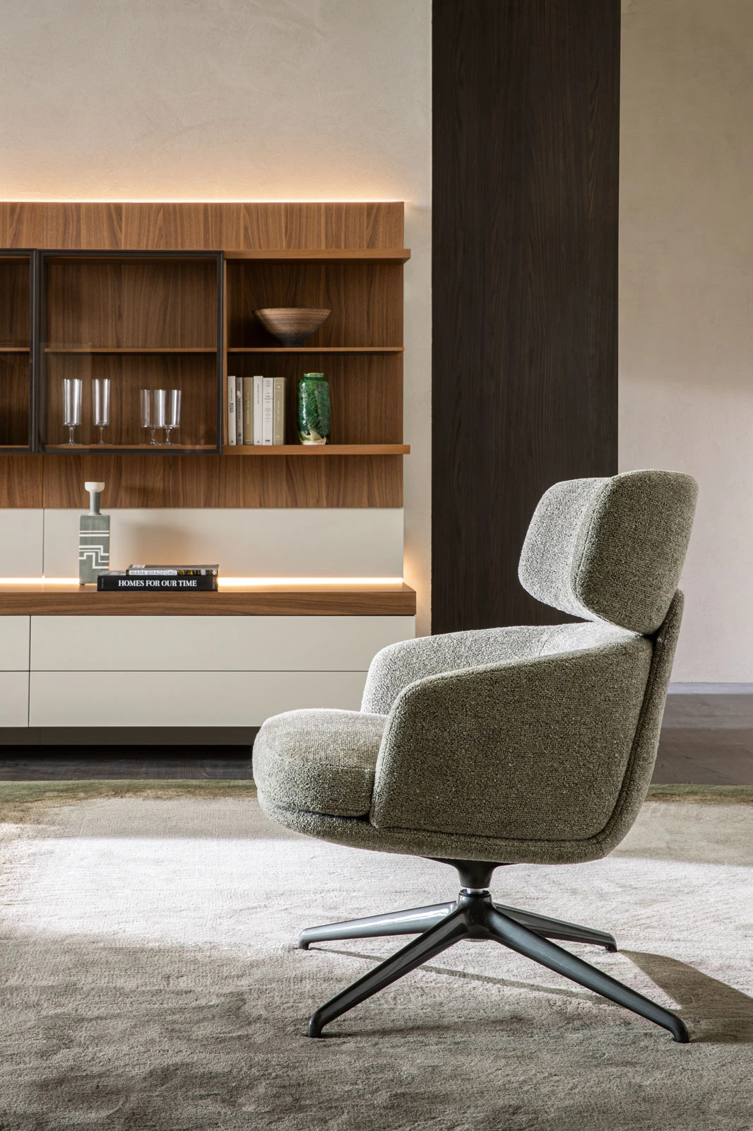 Кресло Piccadilly — Molteni & C, кожа, фото 2