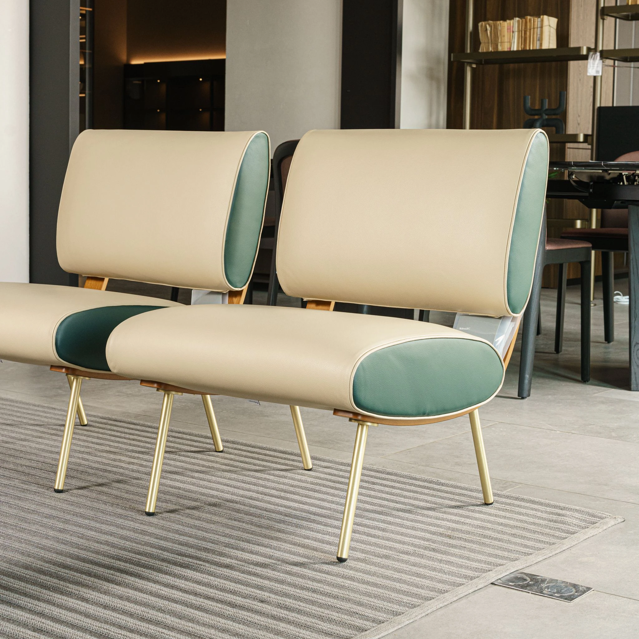 Кресло Round S1222/PD544 GIO PONTI — Molteni & C, металл