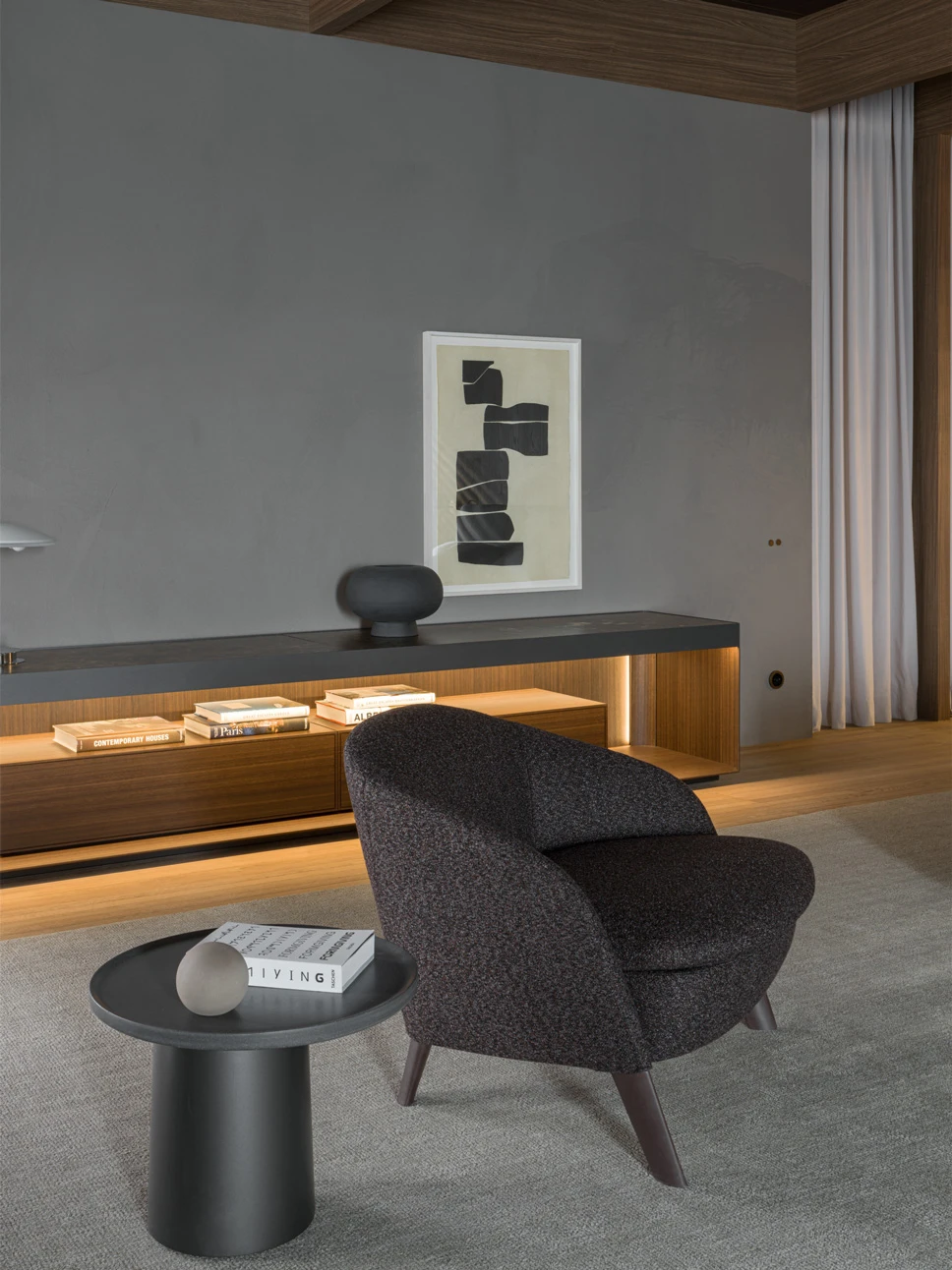 Кресло Sutton — Molteni & C, кожа, фото 4