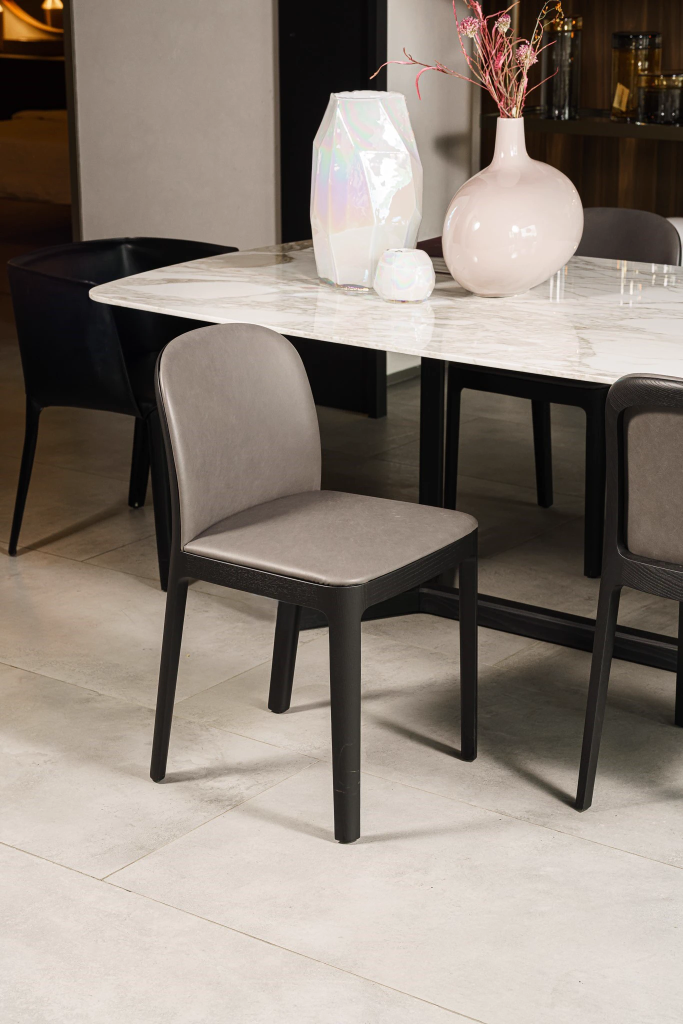 Стул Tea Leather Siria 1291/oak black — Molteni & C, кожа, фото 2