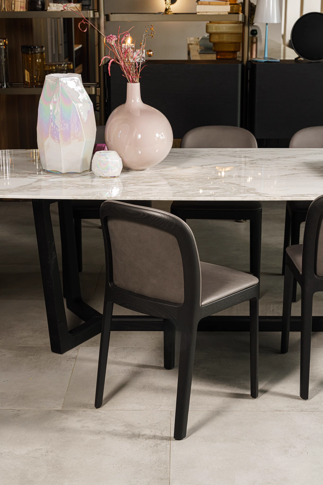 Стул Tea Leather Siria 1291/oak black — Molteni & C, кожа, фото 3