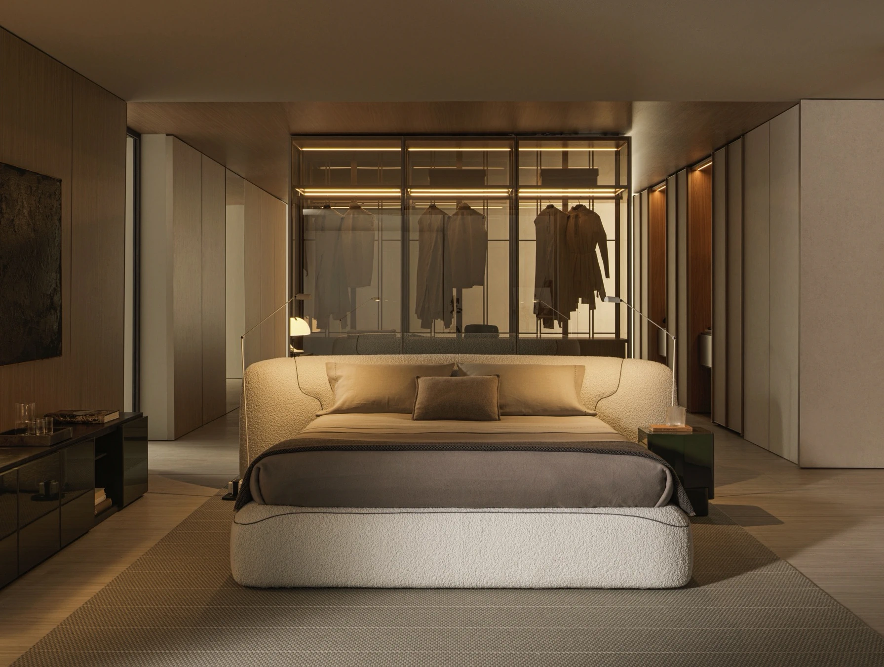 Кровать Theo — Molteni & C, кожа, фото 3