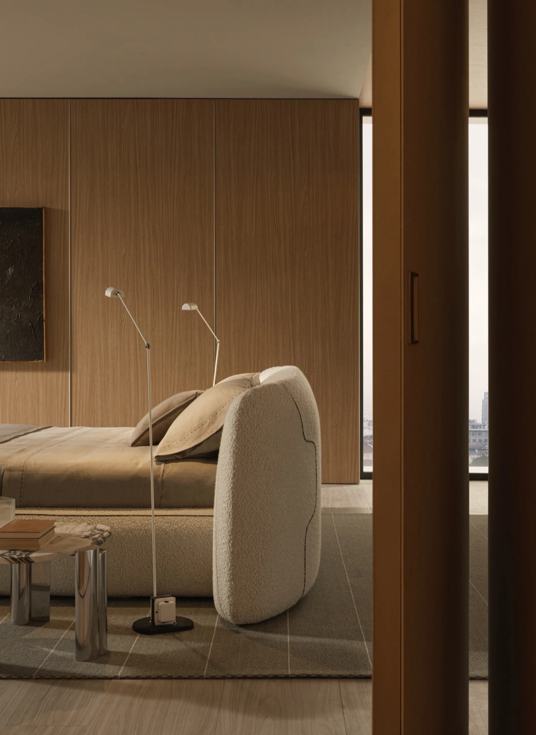 Кровать Theo — Molteni & C, кожа, фото 4