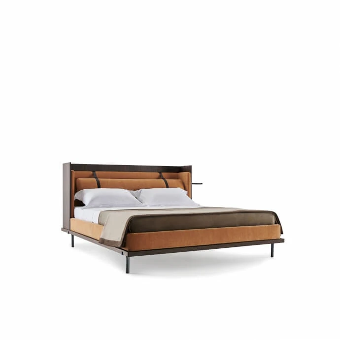 Кровать Twelve A.M — Molteni & C, кожа, фото 2