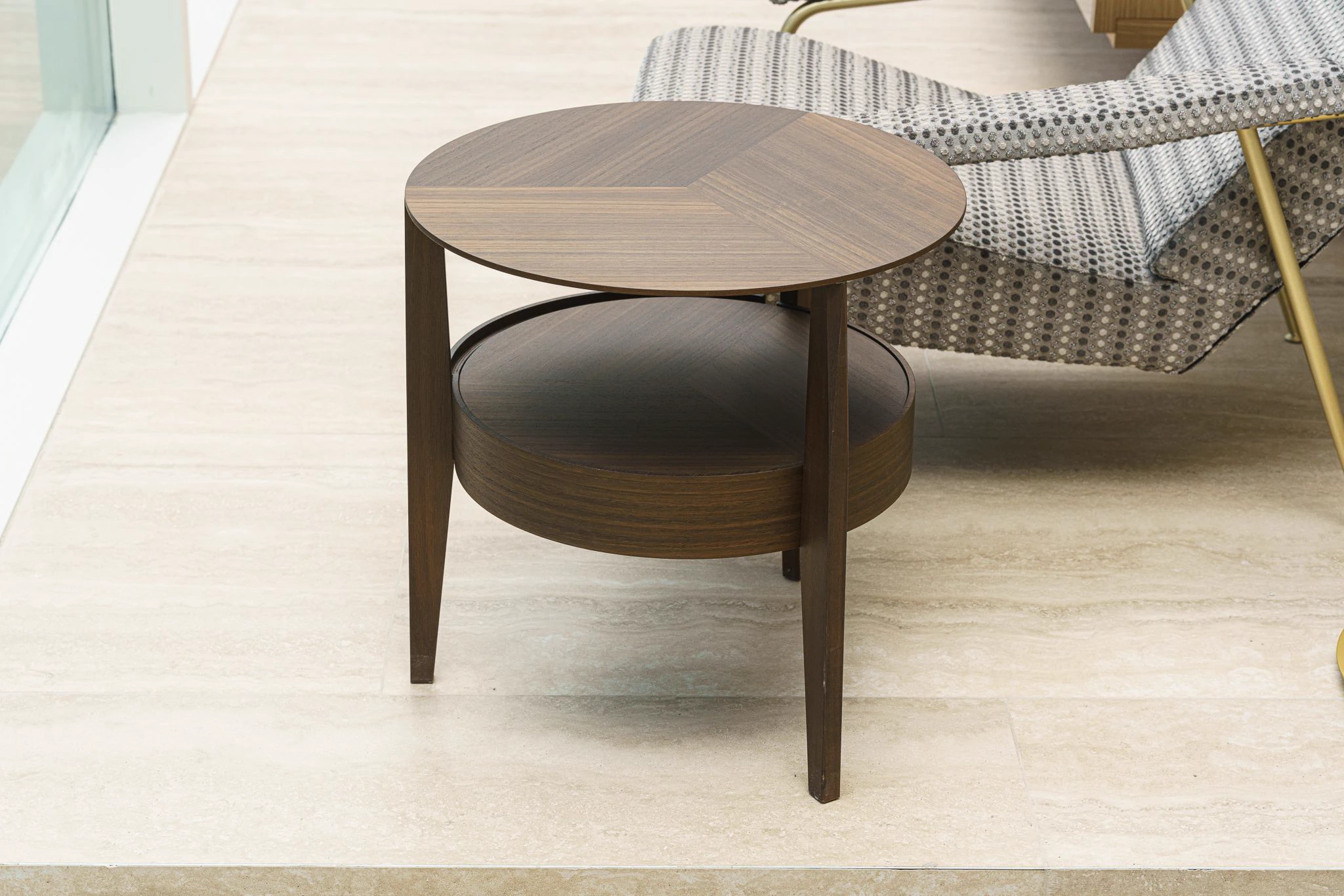 Прикроватный столик с ящиком When Eucalyptus / Oak Black — Molteni & C, массив дерева, фото 3