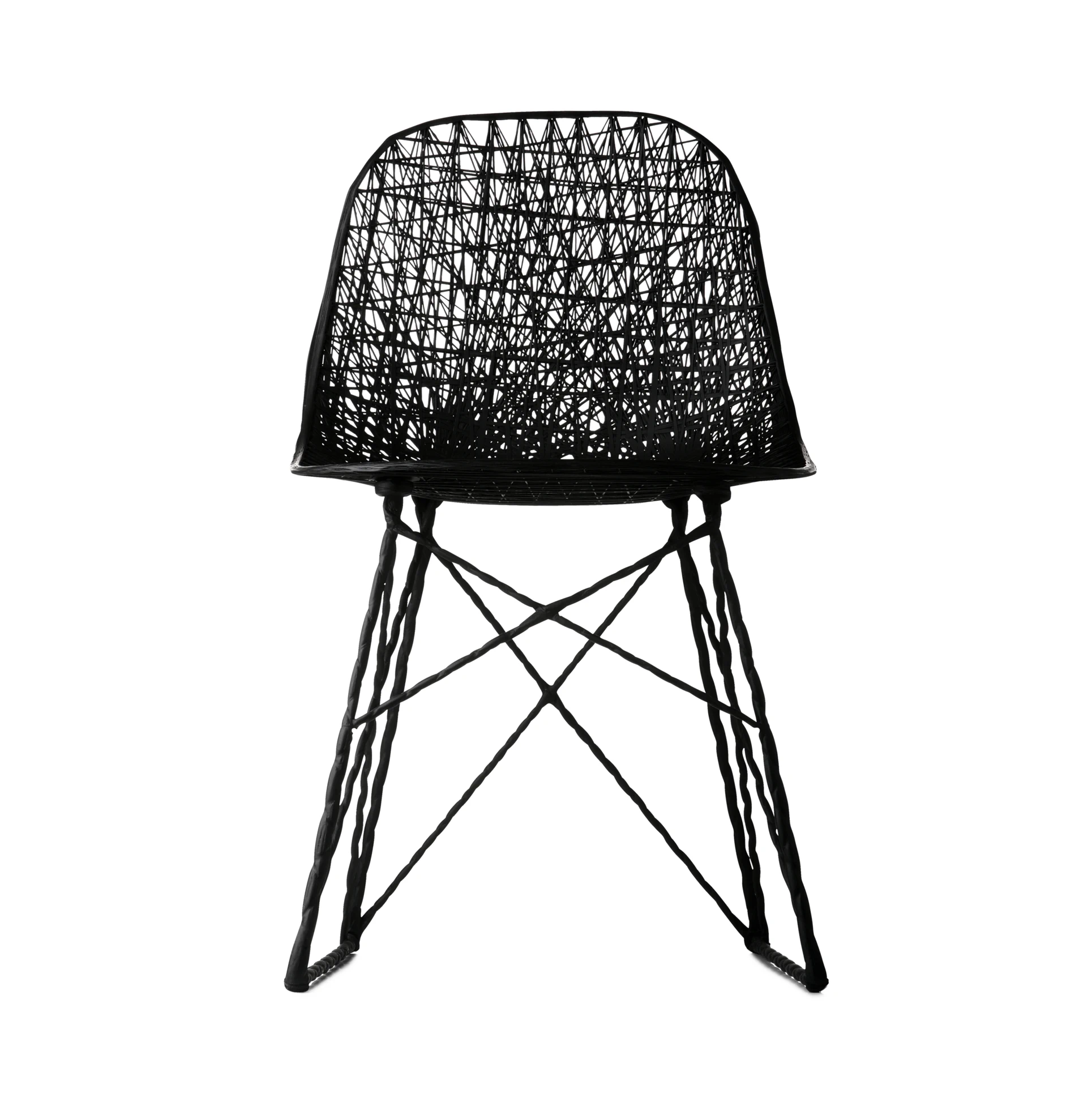 Каркас и наполнение: металл. Современный дизайн Стул Carbon — Moooi, кожа