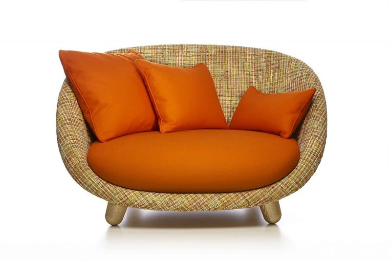 Каркас и наполнение: металл, пенополиуретан. Современный дизайн Кресло Love — Moooi, металл, фото 2