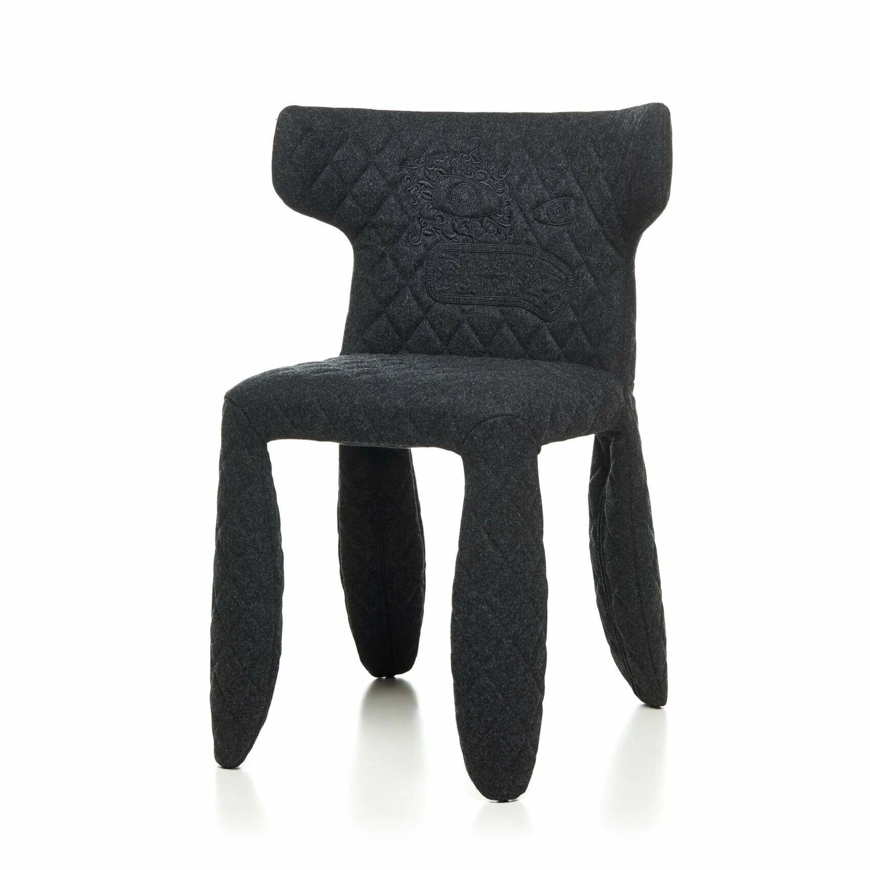 Каркас и наполнение: металл. Современный дизайн Стул Monster — Moooi, кожа
