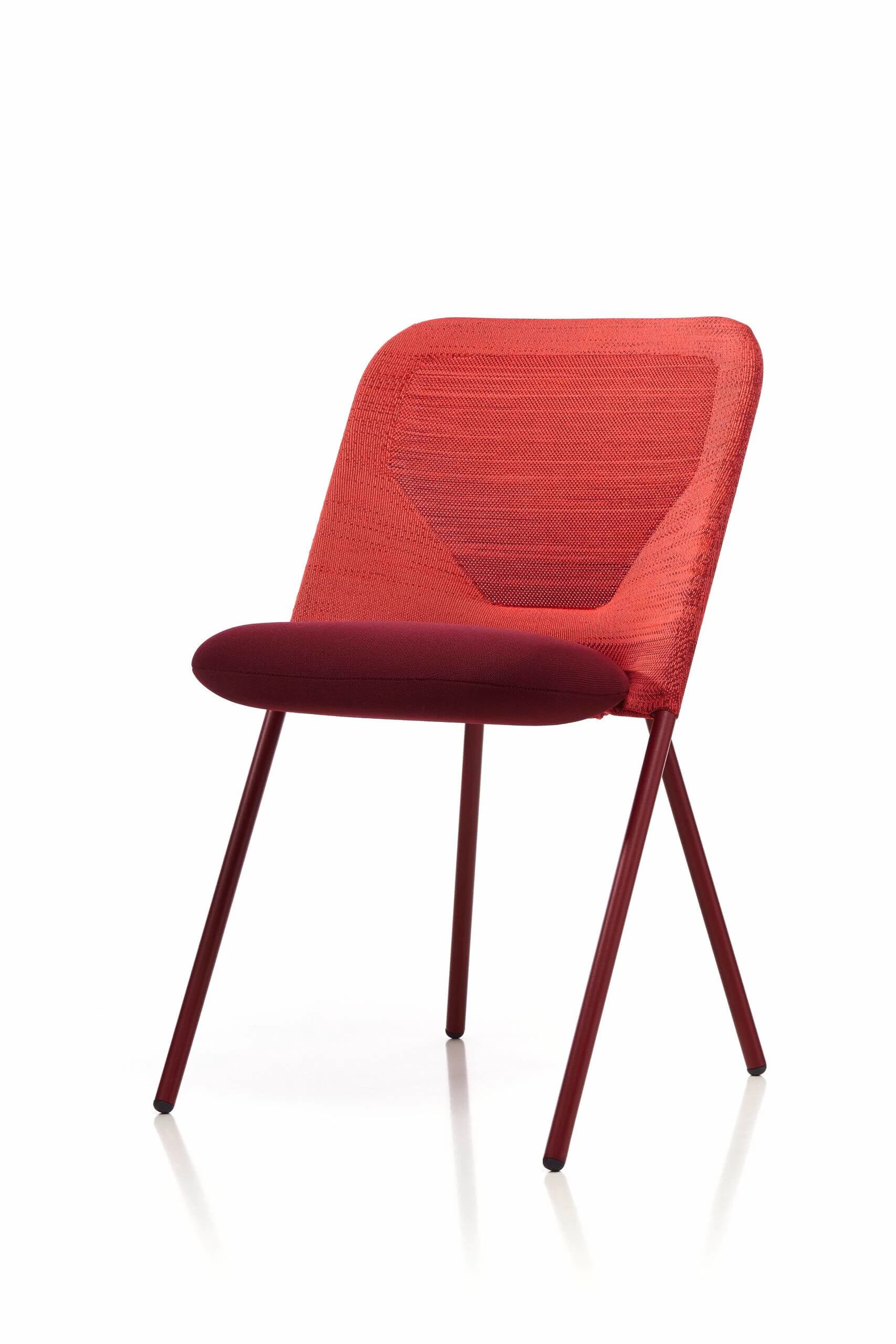 Каркас и наполнение: металл, пенополиуретан. Современный дизайн Стул Shift Dining Chair — Moooi, ткань, фото 3
