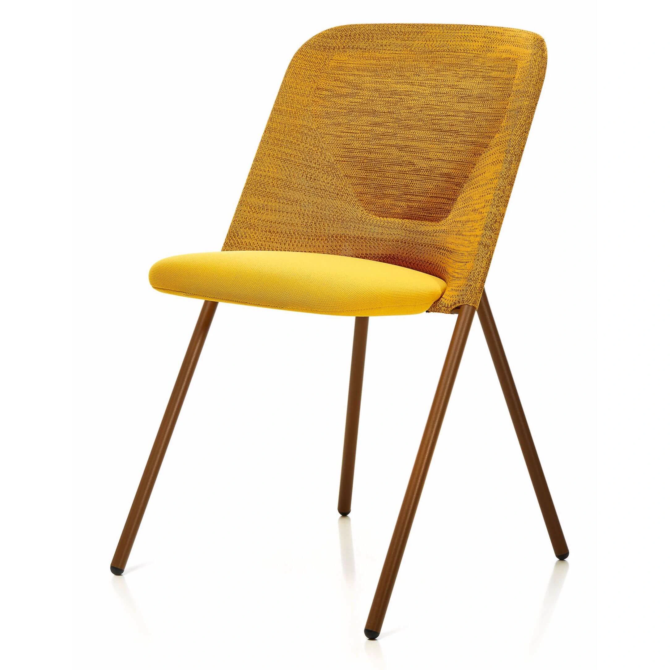 Каркас и наполнение: металл, пенополиуретан. Современный дизайн Стул Shift Dining Chair — Moooi, ткань