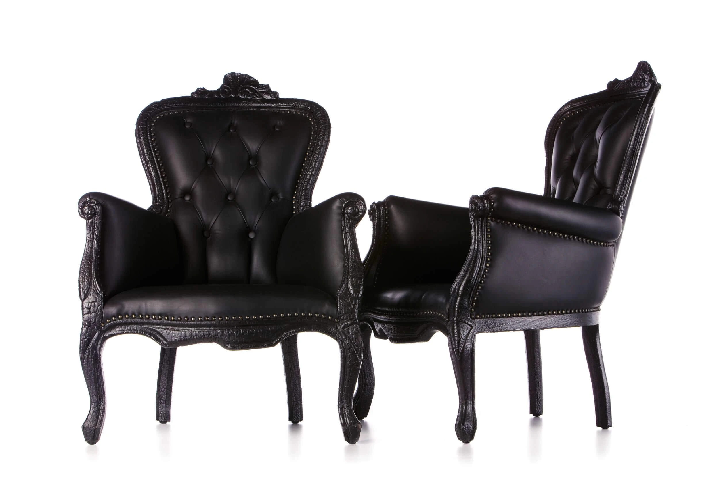 Кресло Smoke Armchair — Moooi, кожа, фото 2