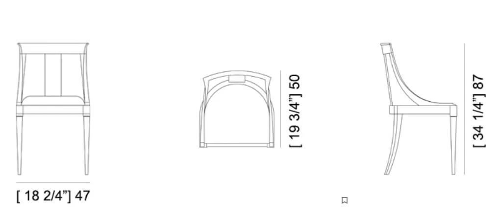 Стул Arpa — Morelato, текстиль, фото 3