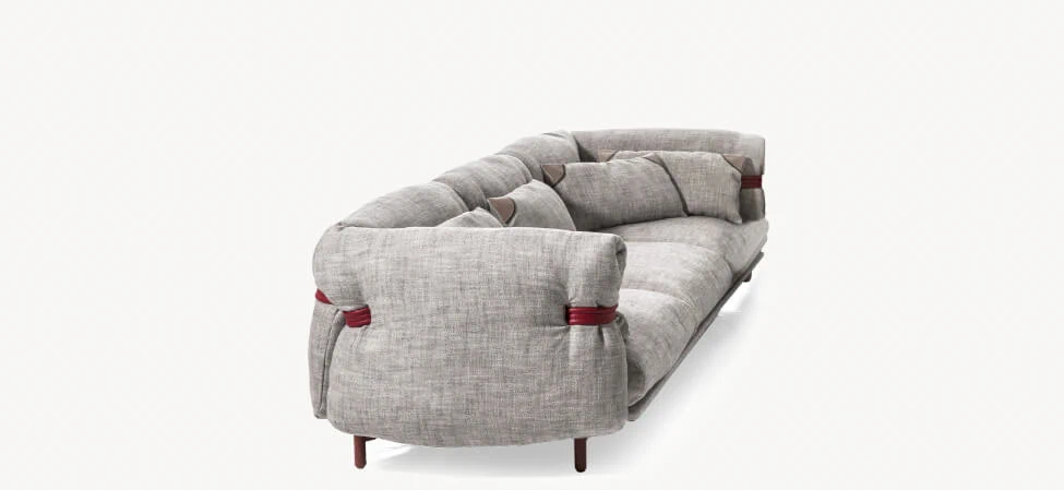 Диван Belt — Moroso, кожа, фото 2