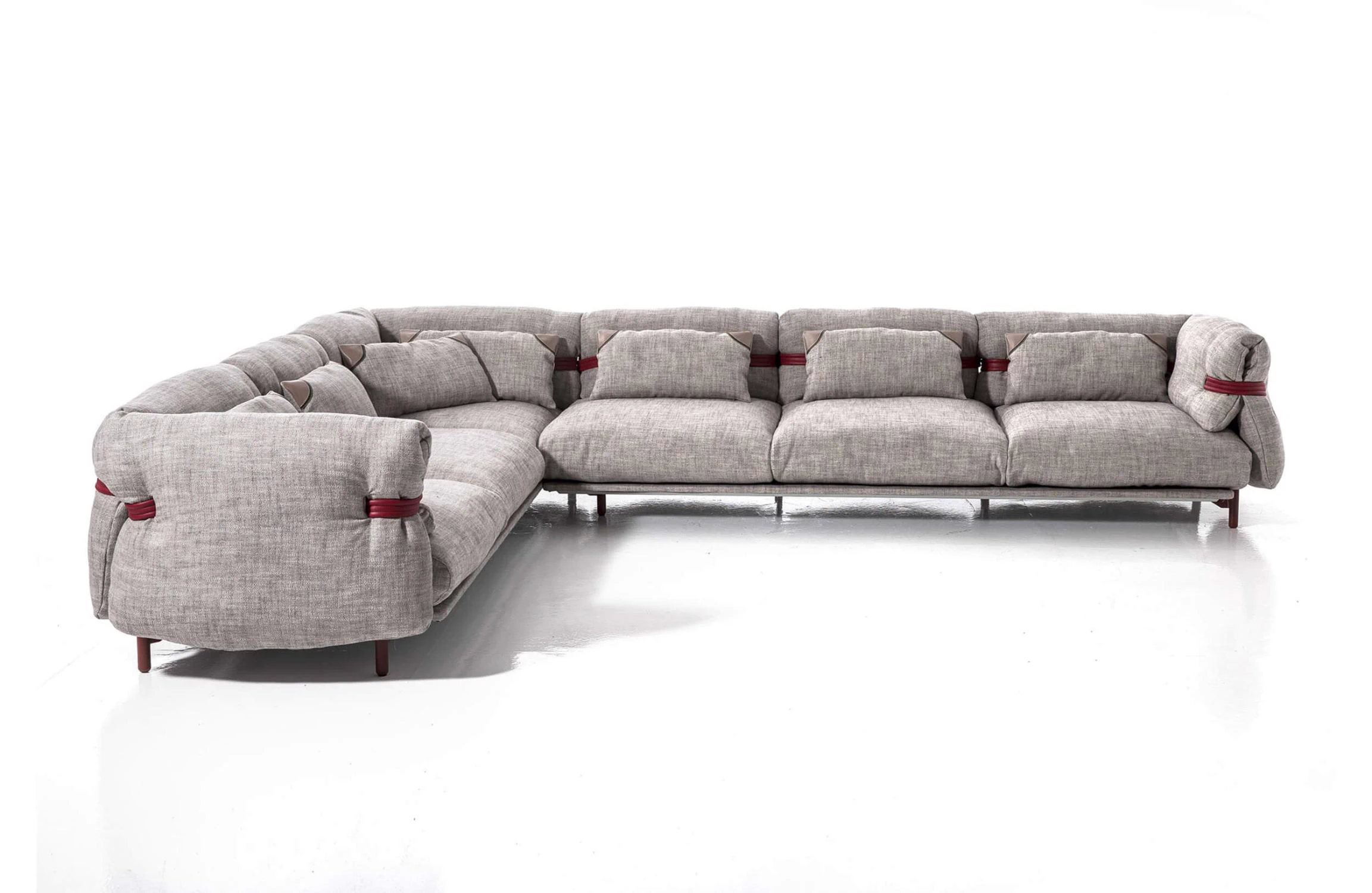 Диван Belt — Moroso, кожа, фото 3