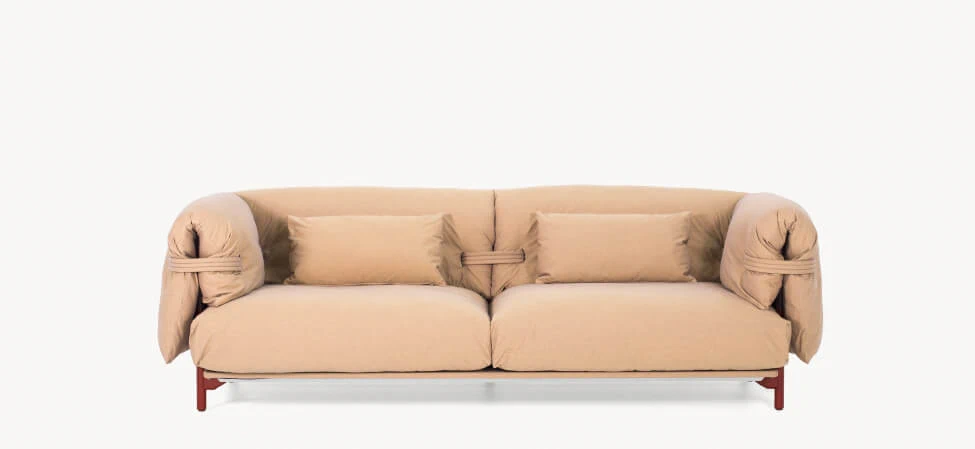Диван Belt — Moroso, кожа, фото 5