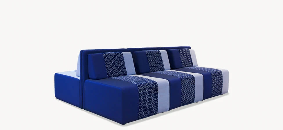Диван Block seat — Moroso, текстиль, фото 2