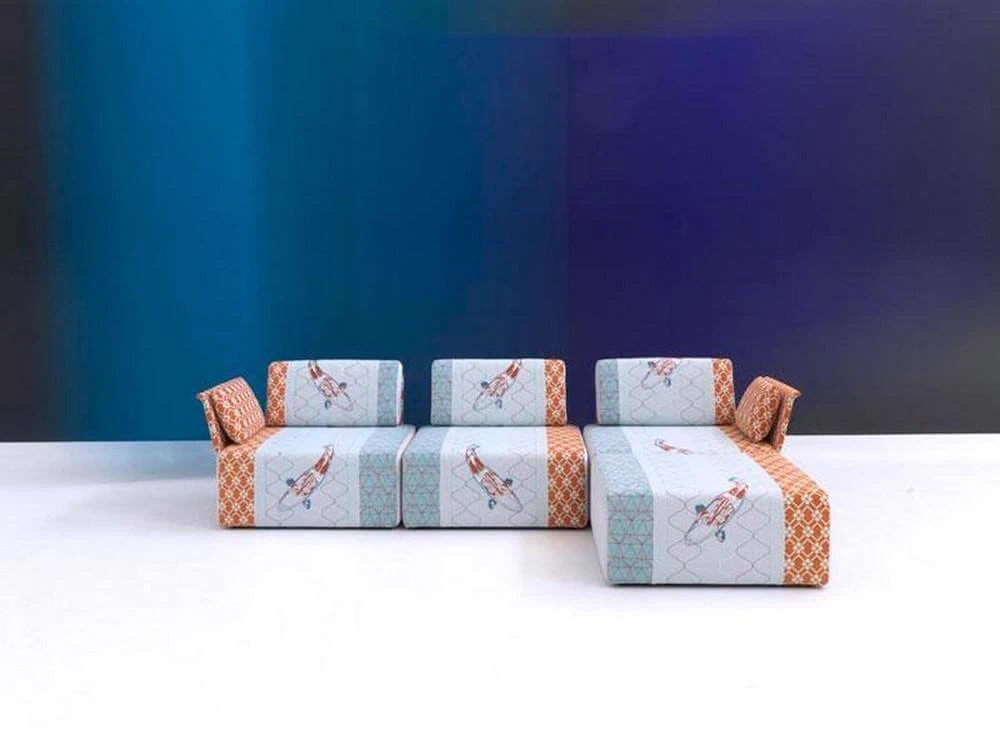 Диван Block seat — Moroso, текстиль, фото 6