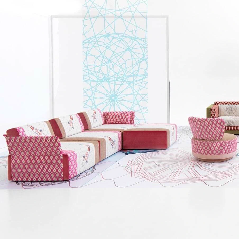 Диван Block seat — Moroso, текстиль