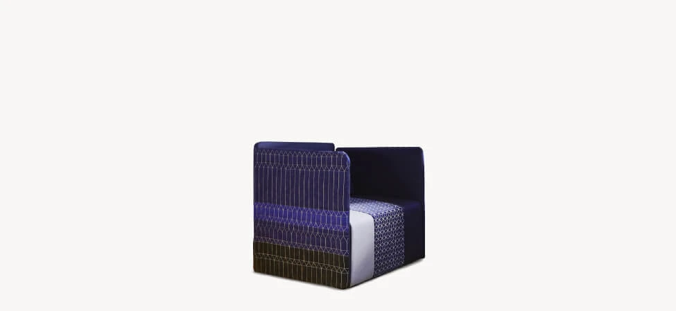 Каркас и наполнение: массив дерева. Современный дизайн Кресло Block seat — Moroso, ткань, фото 3