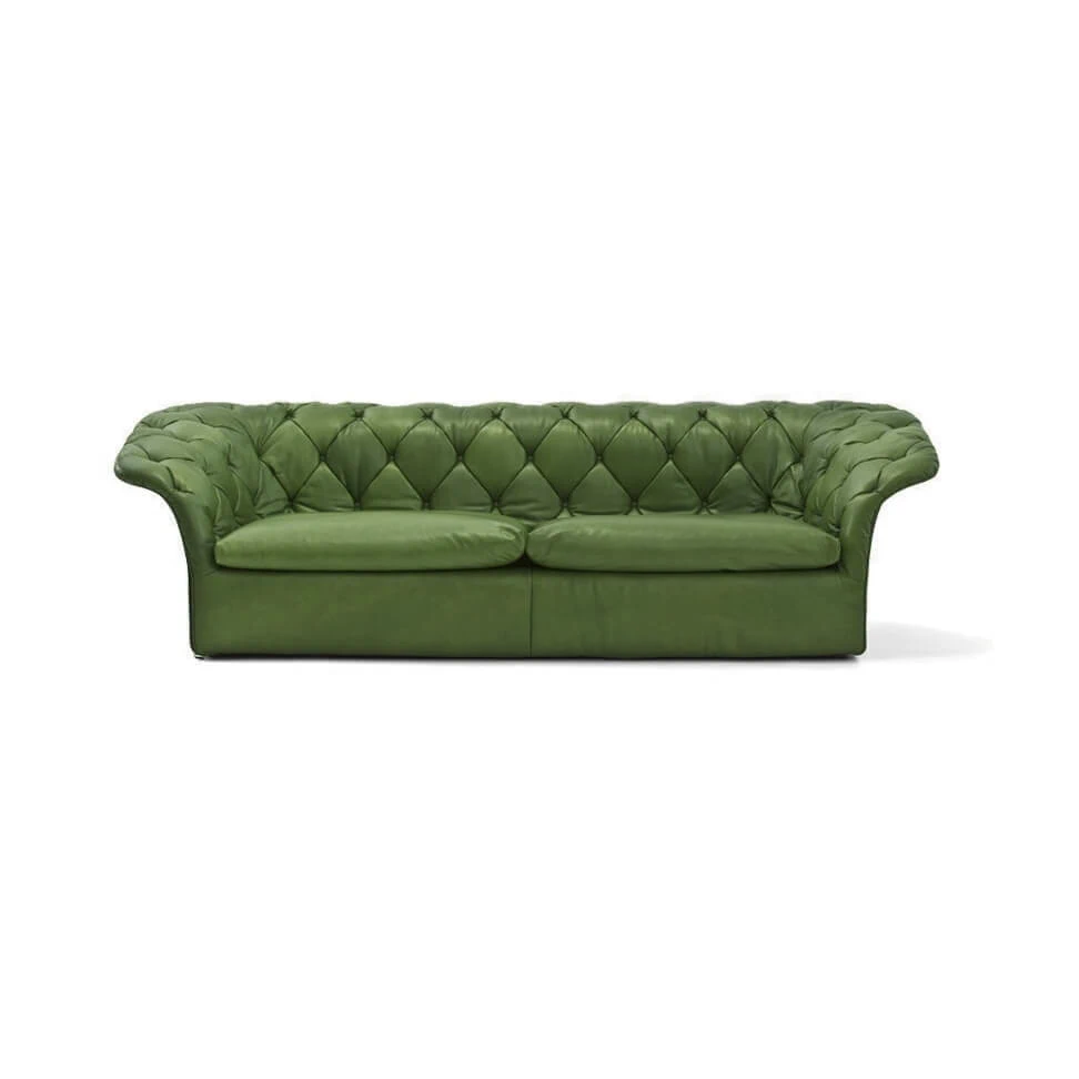 Каркас и наполнение: массив дерева. Современный дизайн Диван Bohemian — Moroso, кожа, фото 5