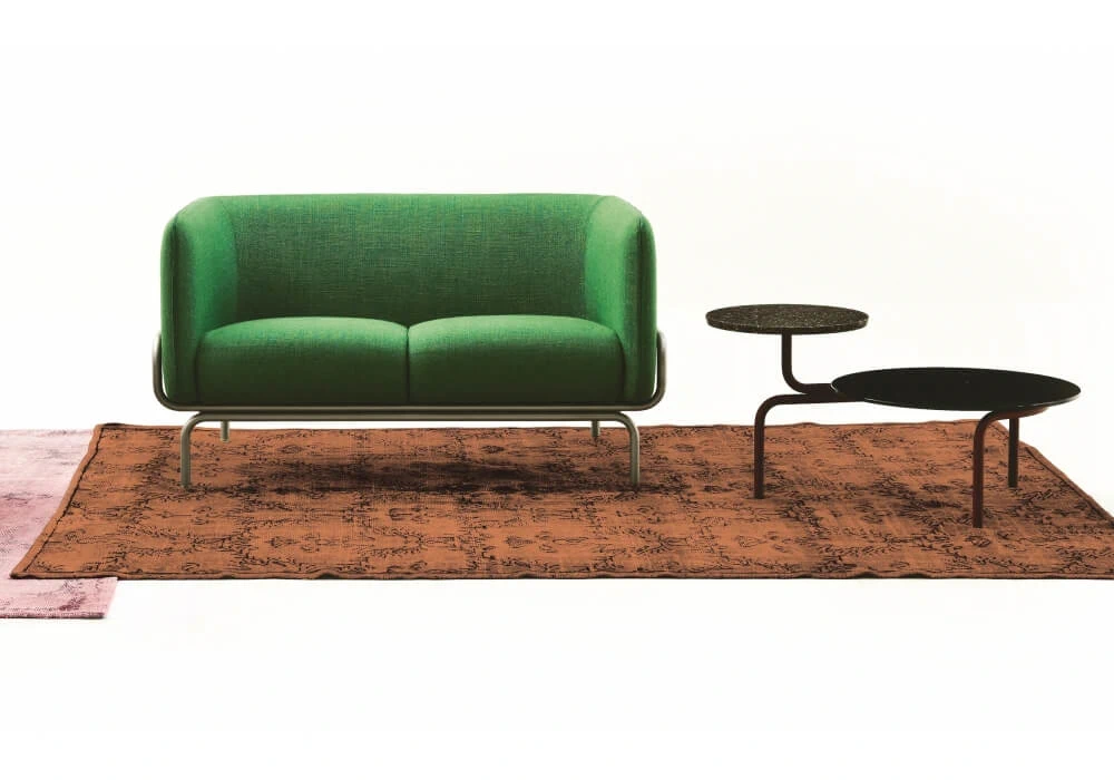 Каркас и наполнение: металл. Современный дизайн Диван Chandigarh — Moroso, ткань, фото 5