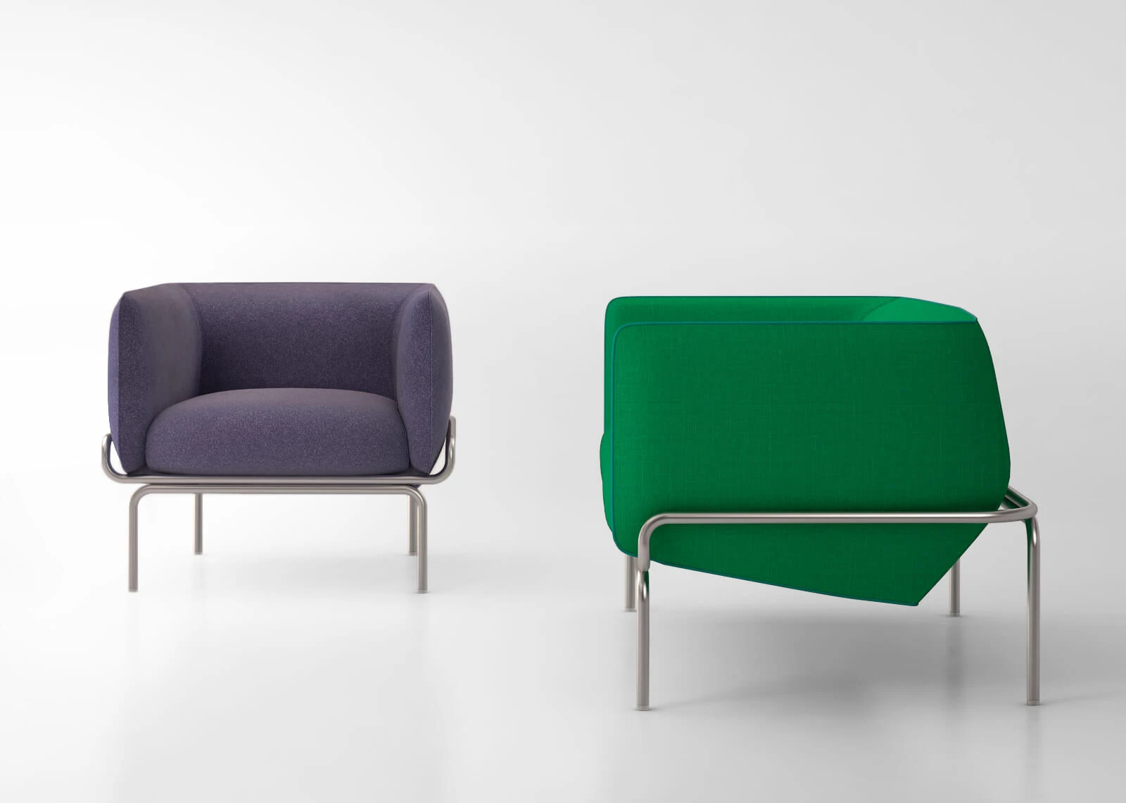 Кресло Chandigarh — Moroso, ткань, фото 3