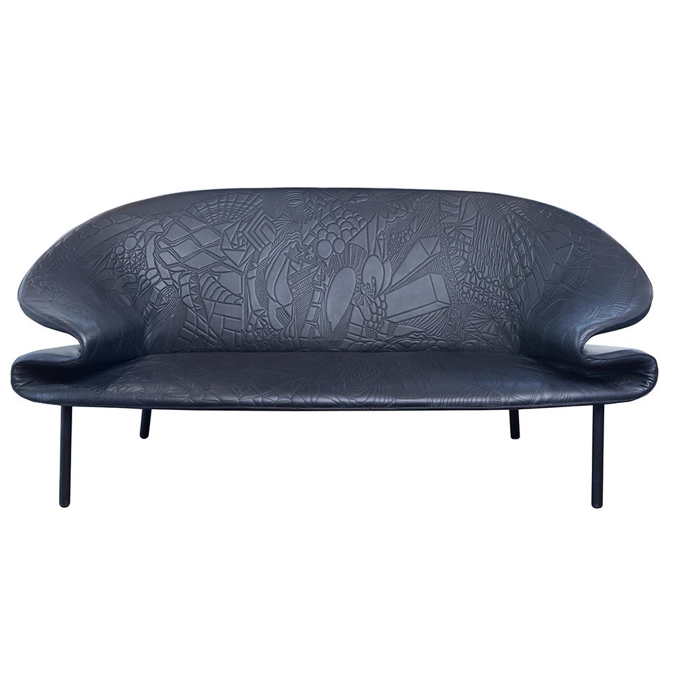 Диван Doodle — Moroso, кожа, фото 2