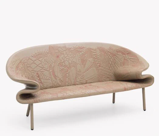 Диван Doodle — Moroso, кожа, фото 4
