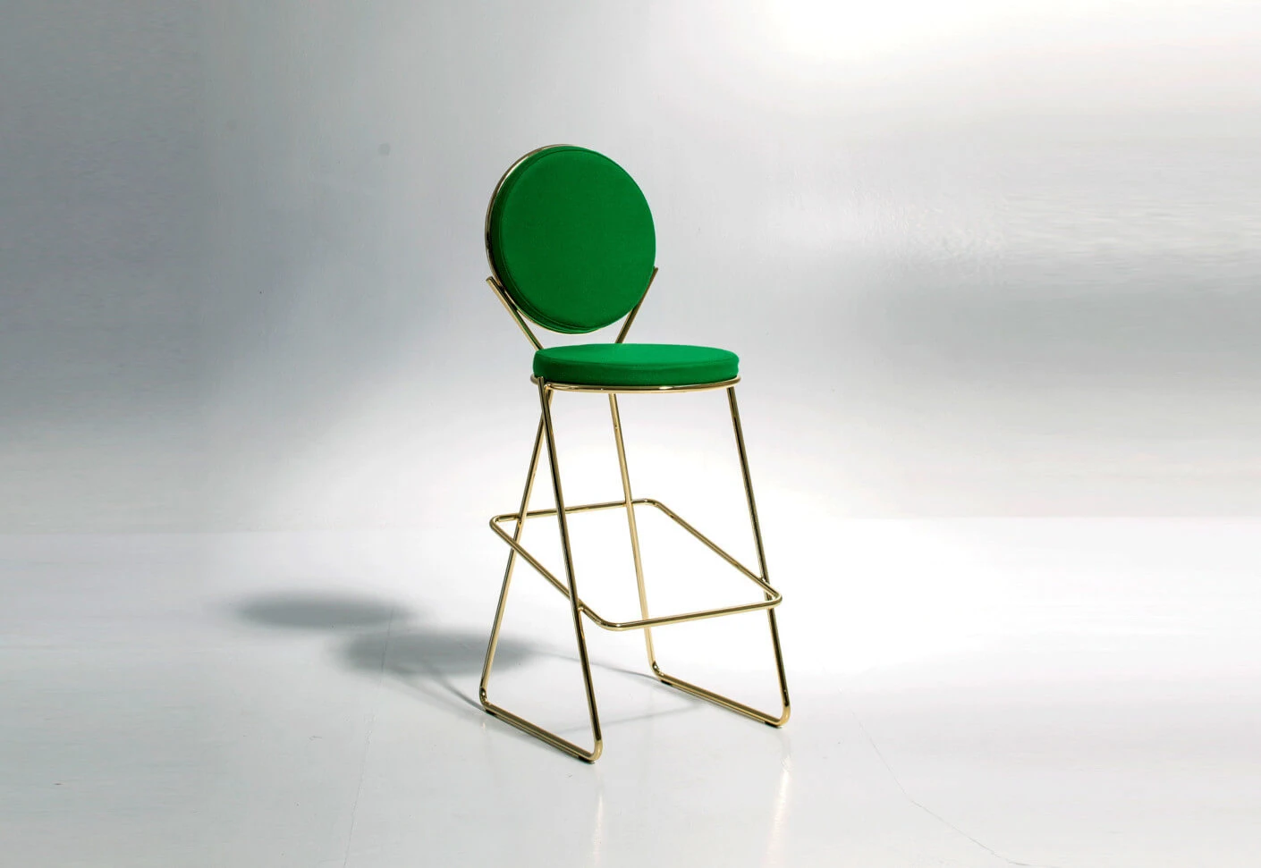 Барный стул Double Zero — Moroso, кожа, фото 3