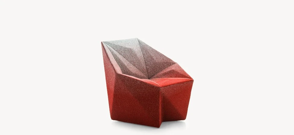Каркас и наполнение: металл. Современный дизайн Кресло Gemma — Moroso, кожа, фото 4